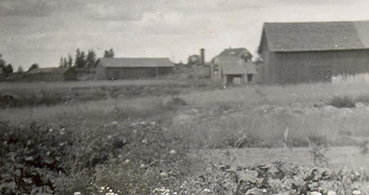 Kuva otettu 40-luvulla Paavolan huvilan pihasta