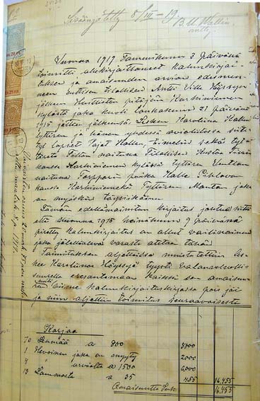 Kalukirjoitus Antti Ville Höyssyn jälkeen.